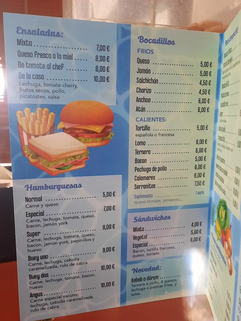 Menu_Cafeteria-Restaurante La Piscina_Serrejón_image_2