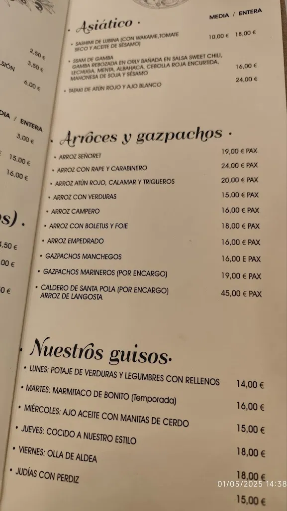 Menu_Restaurante Los Corales de Caldereros_Albacete_image_3