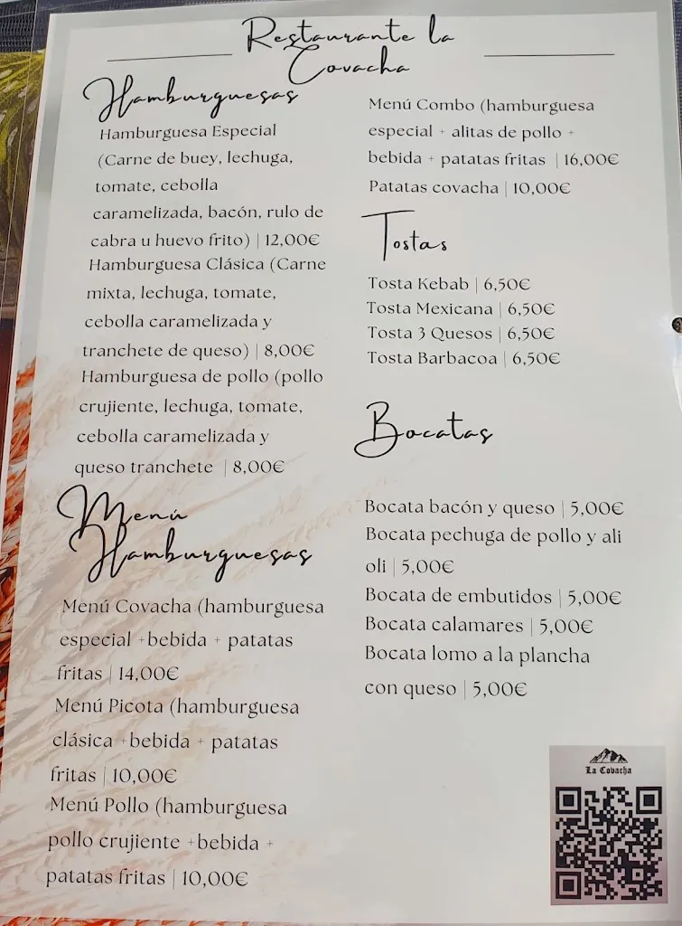 Menu_Restaurante La Covacha_Tornavacas_image_2