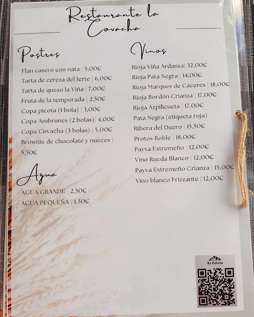 Menu_Restaurante La Covacha_Tornavacas_image_3