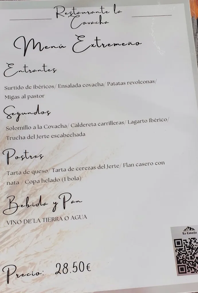Menu_Restaurante La Covacha_Tornavacas_image_4