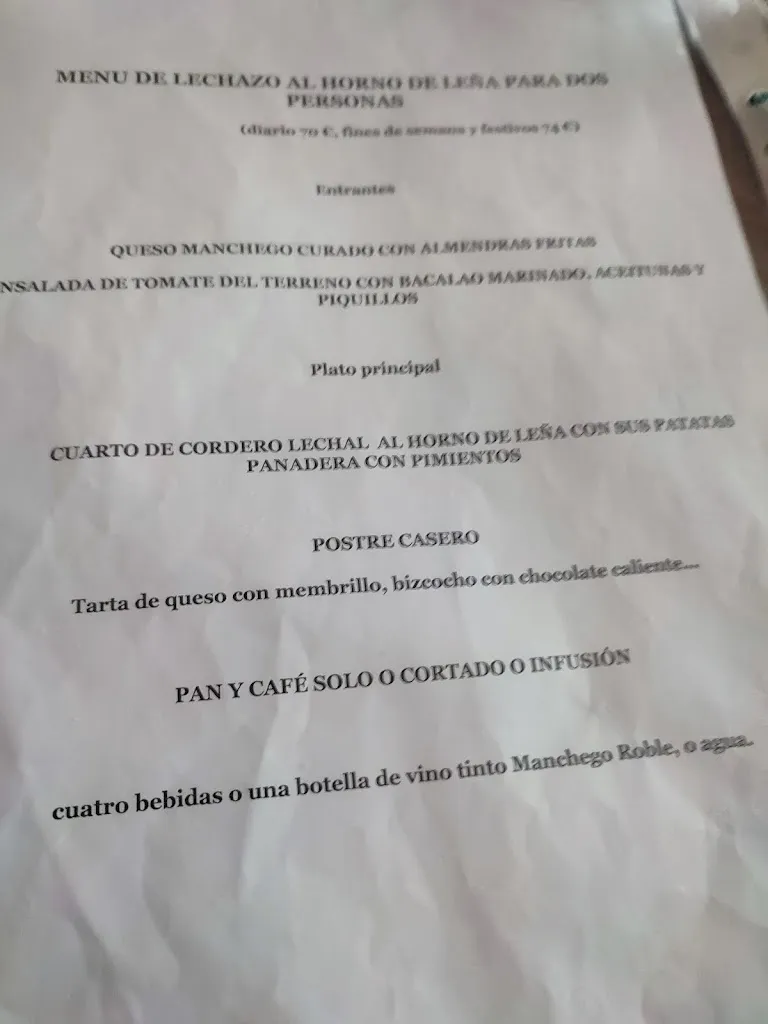 Menu_Restaurante LA POSADICA._Albacete_image_3