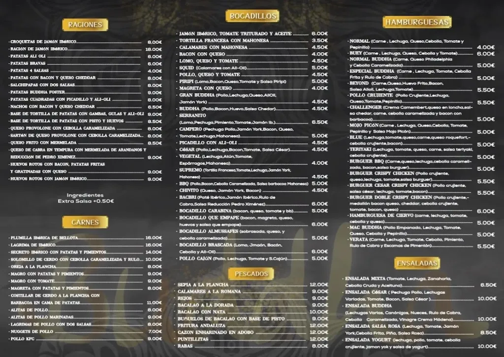 Menu_Cafeteria Buddha_Talayuela_image_1