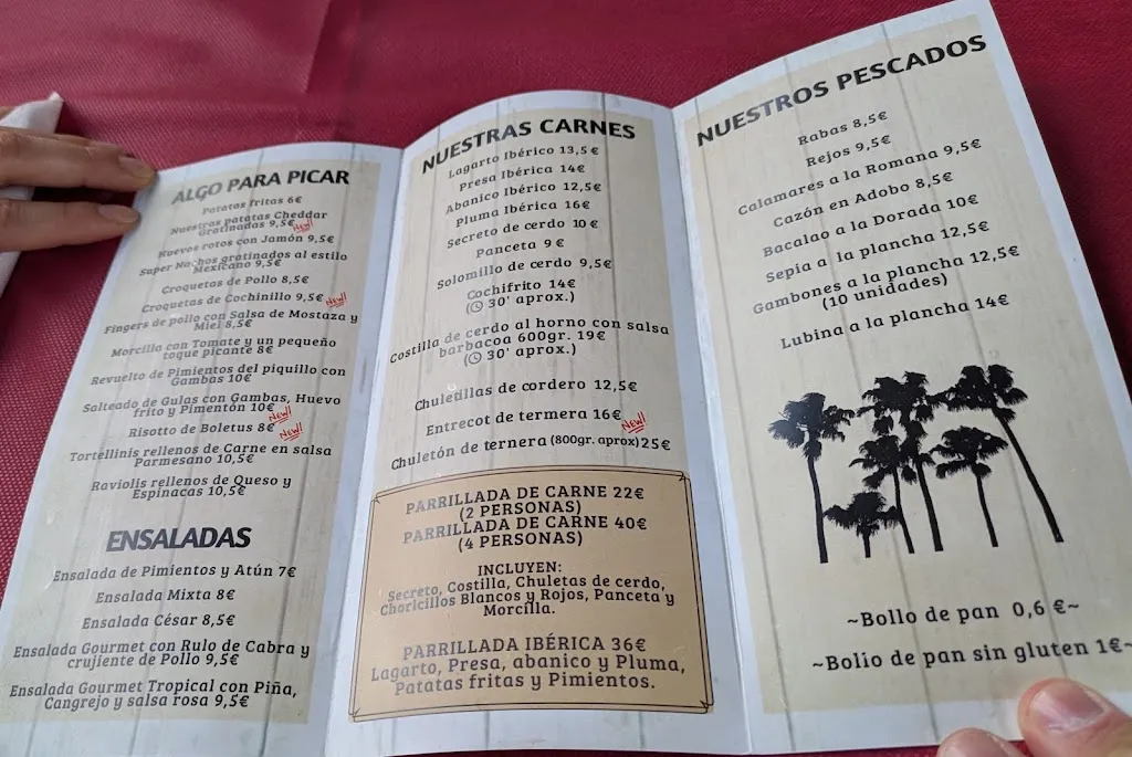 Menu_Bar terraza Tioky_Torre de Santa María_image_1