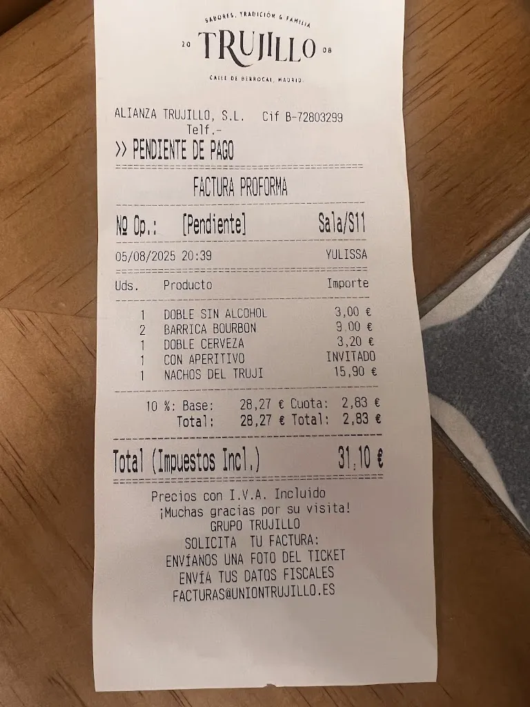 Jose Luis Ruiz_Restaurante Trujillo Metales_Trujillo_review