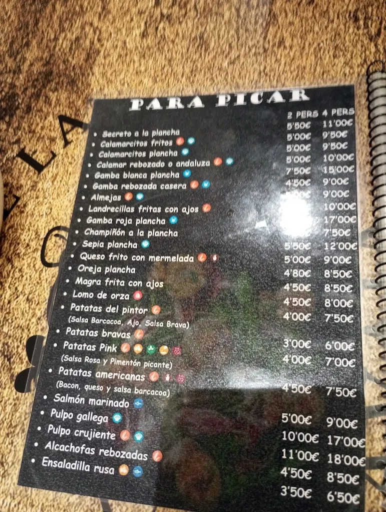 Menu_Bar El Filo de la Navaja_Albacete_immagine_1