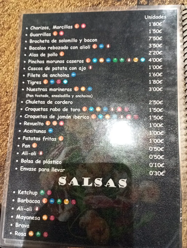 Menu_Bar El Filo de la Navaja_Albacete_immagine_2