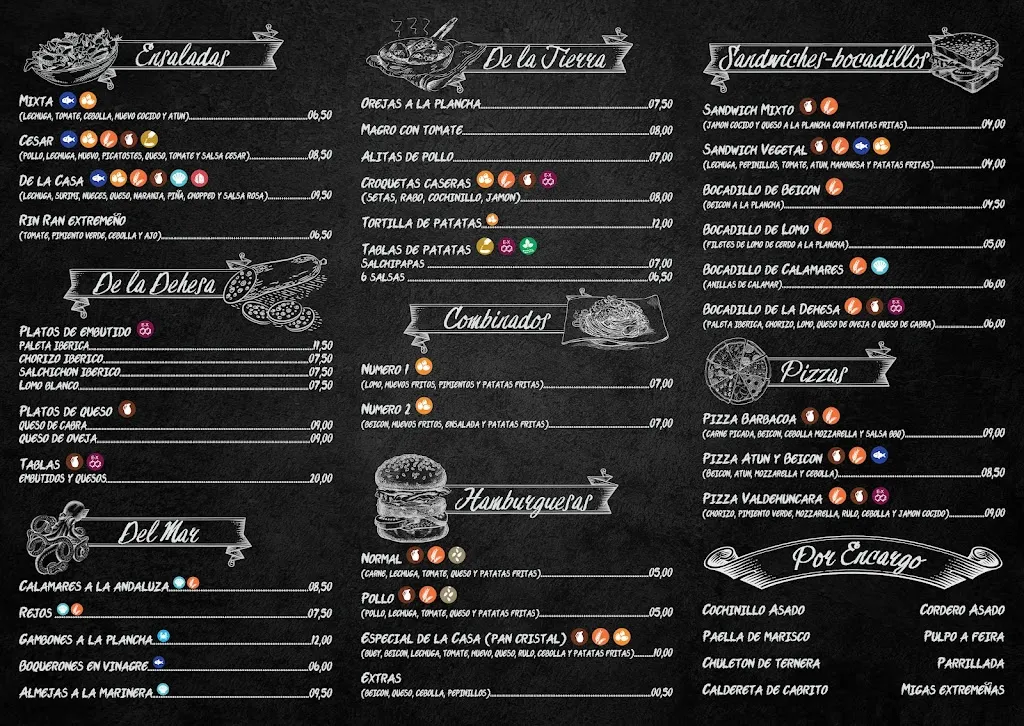 Menu_Café Bar La Canchala_Valdehúncar_image_1