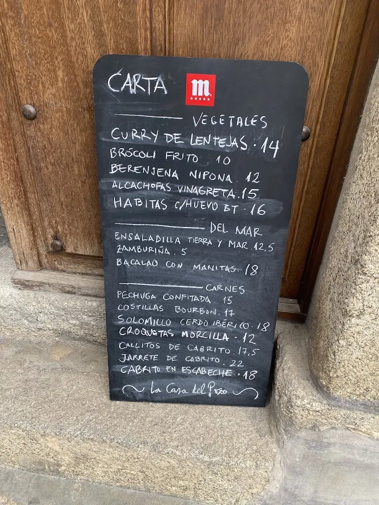 Menu_La Casa Del Pozo_Viandar de la Vera_image_1