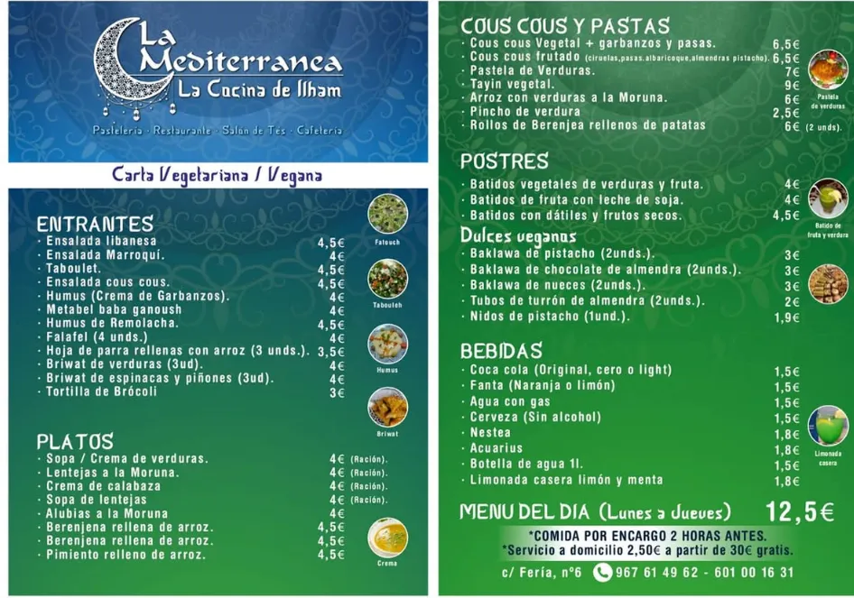 Menu_Restaurante La Mediterránea._Albacete_immagine_1