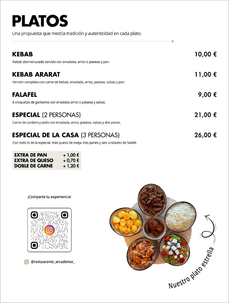 Menu_Arca de Noé - Valdebebas_Valdefuentes_image_4