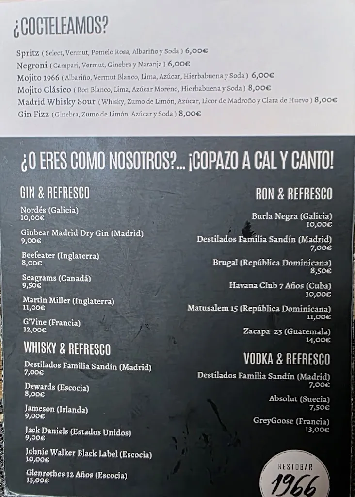 Menu_Restobar 1966 Casa da Troya_Valdefuentes_image_1