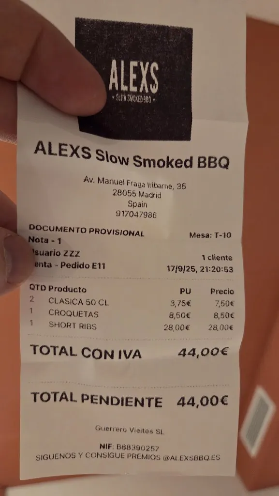 Juho Aa_ALEXS Slow Smoked BBQ_Valdefuentes_review