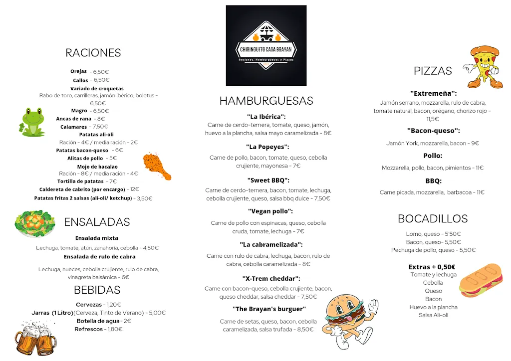 Menu_Chiringuito Villamiel_Villamiel_immagine_1