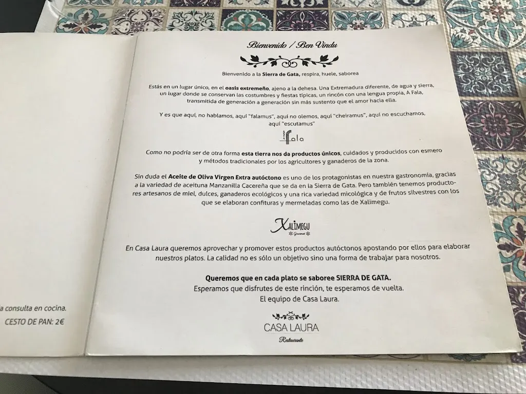 Menu_Restaurante Casa Laura_Valverde del Fresno_image_2