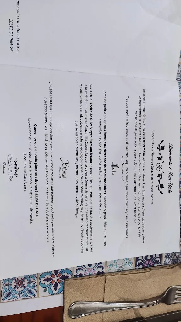 Menu_Restaurante Casa Laura_Valverde del Fresno_image_4