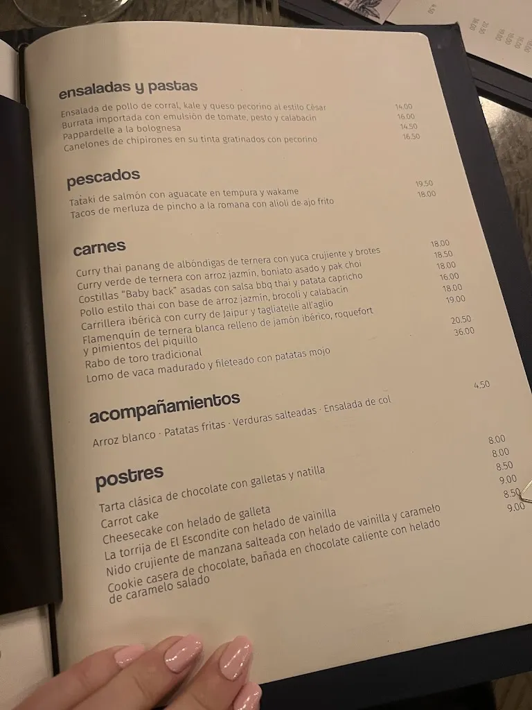 Menu_El Escondite de Villanueva l Restaurante Barrio Salamanca_Villanueva de la Sierra_image_1