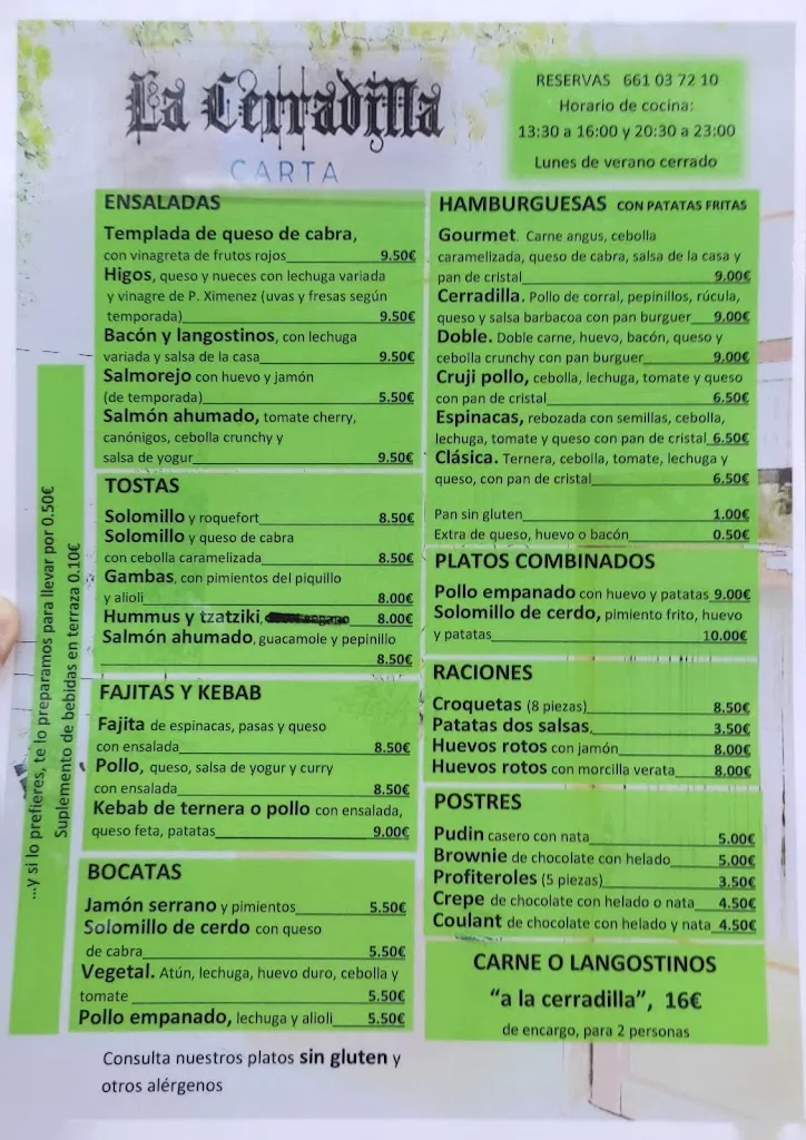 Menu_La Cerradilla_Villanueva de la Vera_image_2
