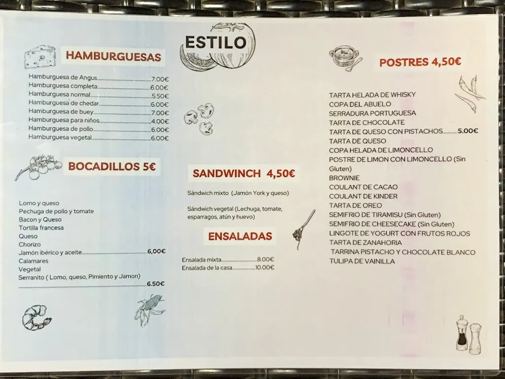 Menu_Restaurante Estilo_Villasbuenas de Gata_immagine_3
