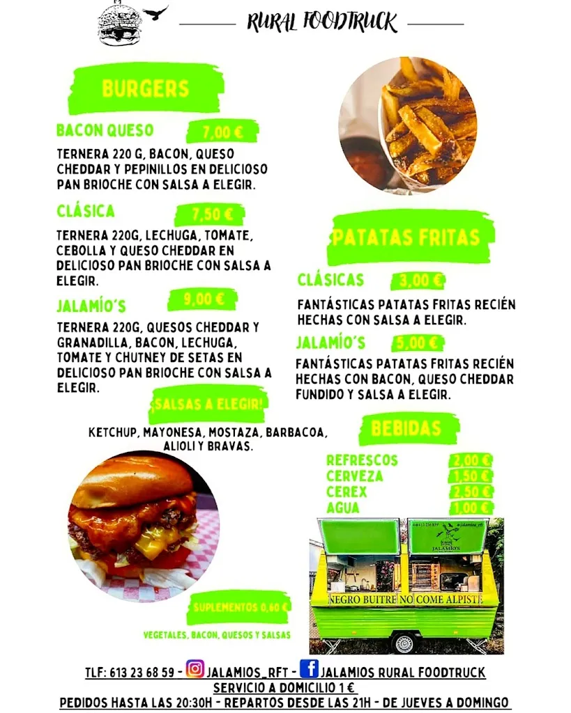 Menu_Jalamío's Rural FoodTruck_Zarza de Granadilla_image_1