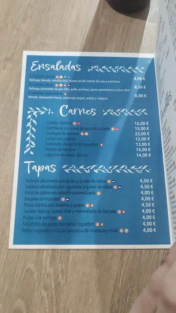 Menu_LA PEÑA Café&Tapas_Valencia de Alcántara_image_2