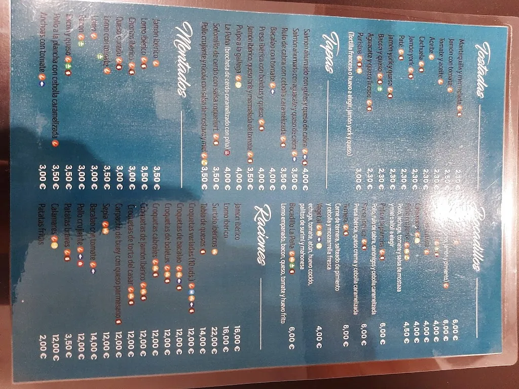 Menu_LA PEÑA Café&Tapas_Valencia de Alcántara_image_3