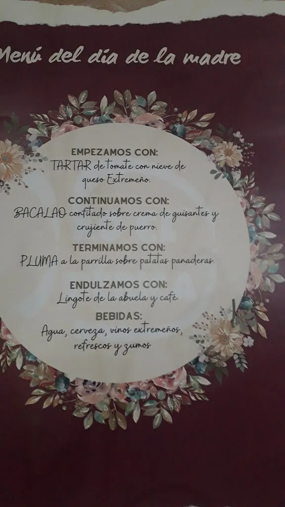 Menu_Restaurante Hotel Ibérica_Valencia de Alcántara_image_1