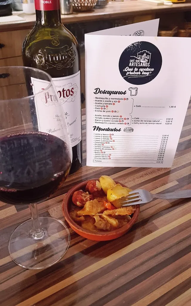 Menu_Café Bar Artesanos_Valencia de Alcántara_immagine_3