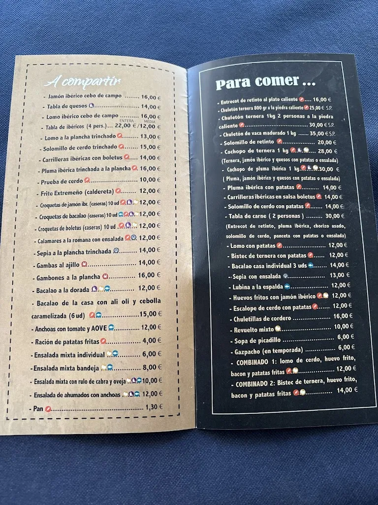 Menu_Restaurante Tabú_Valencia de Alcántara_immagine_1