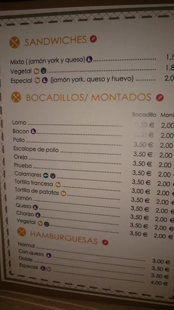 Menu_Bar EL COFRE_Valencia de Alcántara_immagine_2