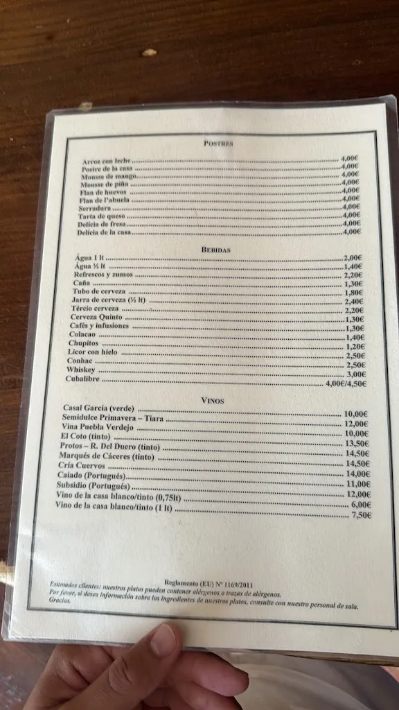 Menu_Restaurante Bar Díaz_Valencia de Alcántara_image_2