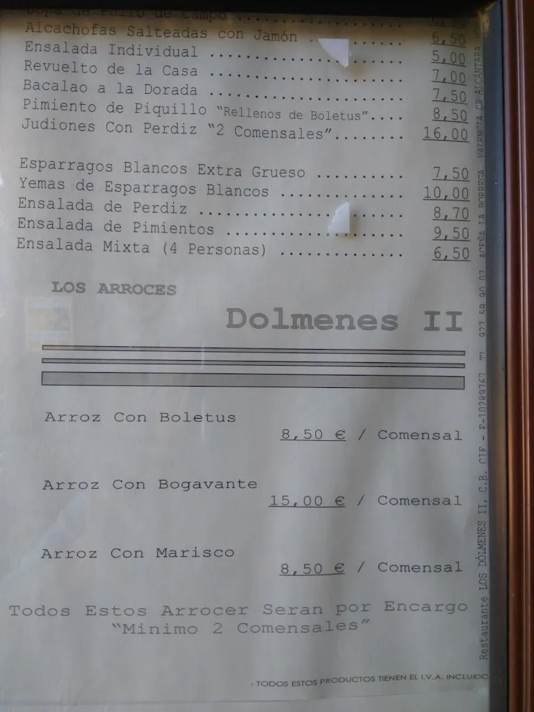 Menu_Restaurante los Dolmenes_Valencia de Alcántara_image_2