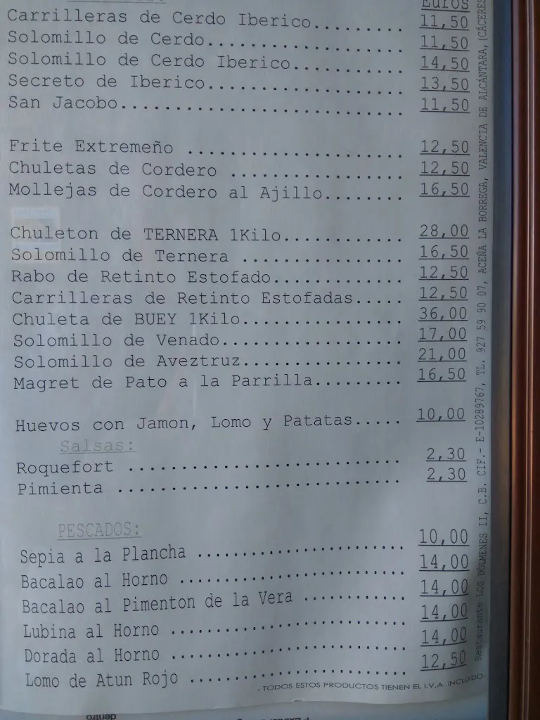 Menu_Restaurante los Dolmenes_Valencia de Alcántara_image_3