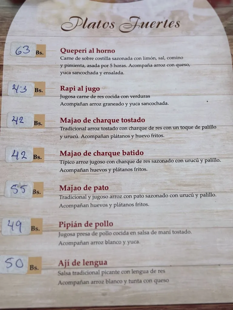 Menu_El Aljibe Comida Típica_Santa Cruz de la Sierra_image_4
