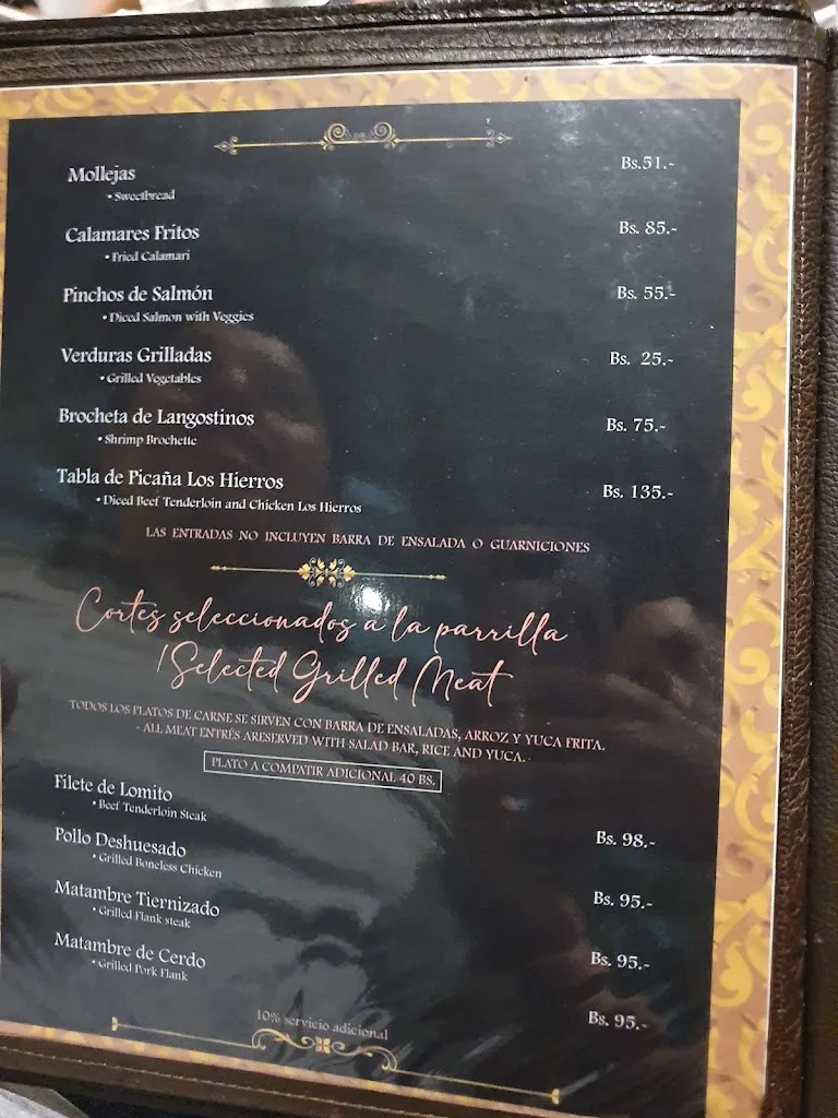 Menu_Los Hierros Steakhouse & Bar_Santa Cruz de la Sierra_immagine_4