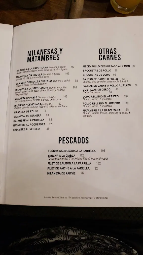 Menu_Restaurante El Arriero_Santa Cruz de la Sierra_image_2