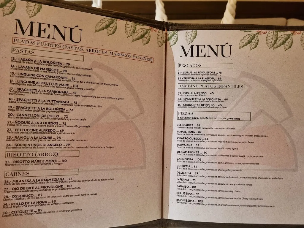 Menu_Santo Peccato_Santa Cruz de la Sierra_image_1