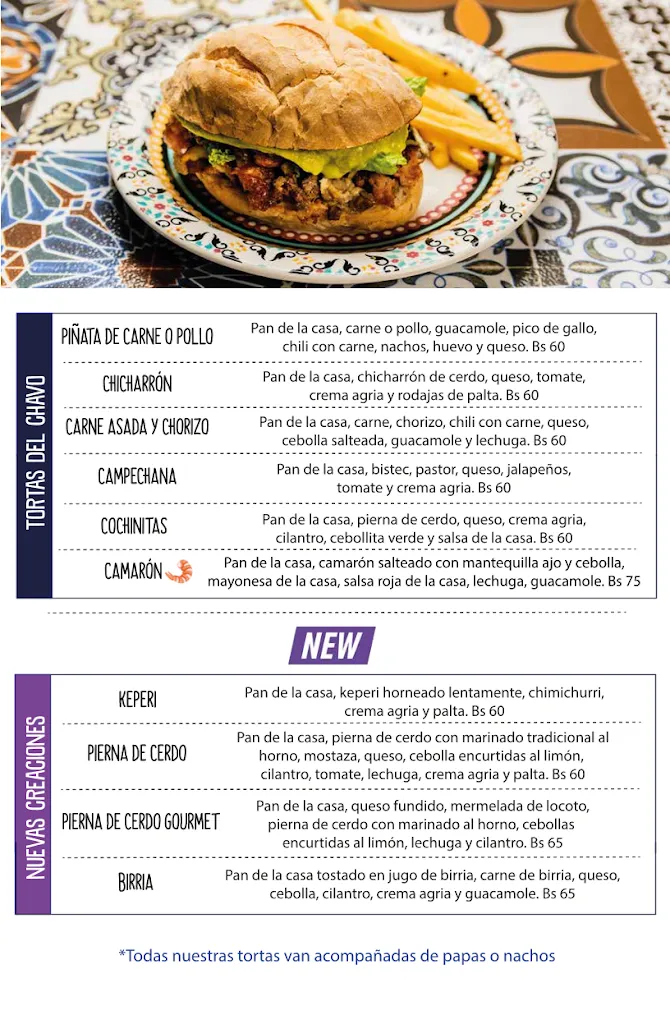 Menu_Piñata Wey_Santa Cruz de la Sierra_image_1