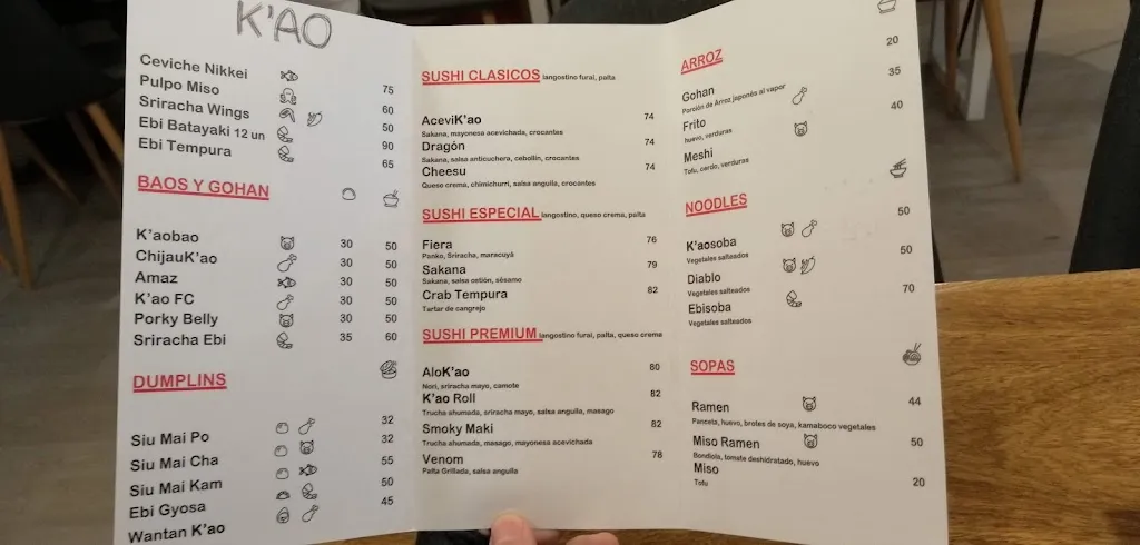 Menu_Kao by Sach'a_Santa Cruz de la Sierra_image_3