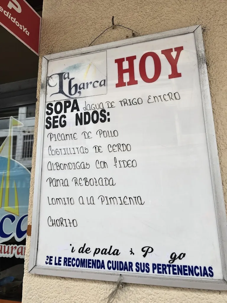 Menü_Restaurant La Barca _Santa Cruz de la Sierra_Bild_1