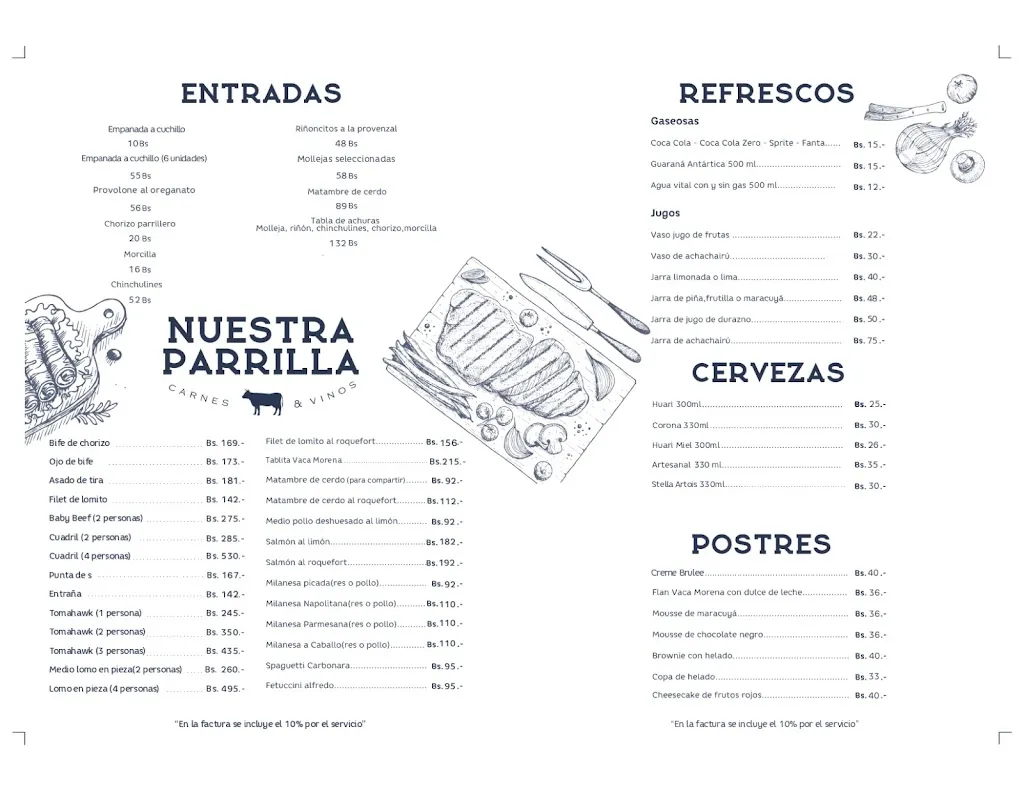 Menu_Vaca Morena - Equipetrol_Santa Cruz de la Sierra_image_1