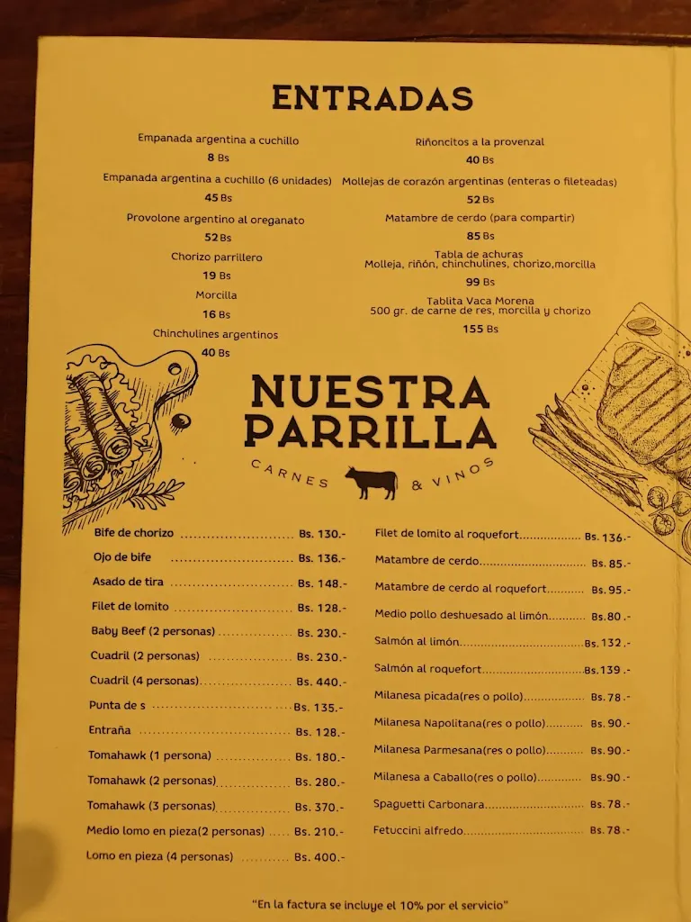 Menu_Vaca Morena - Equipetrol_Santa Cruz de la Sierra_image_4