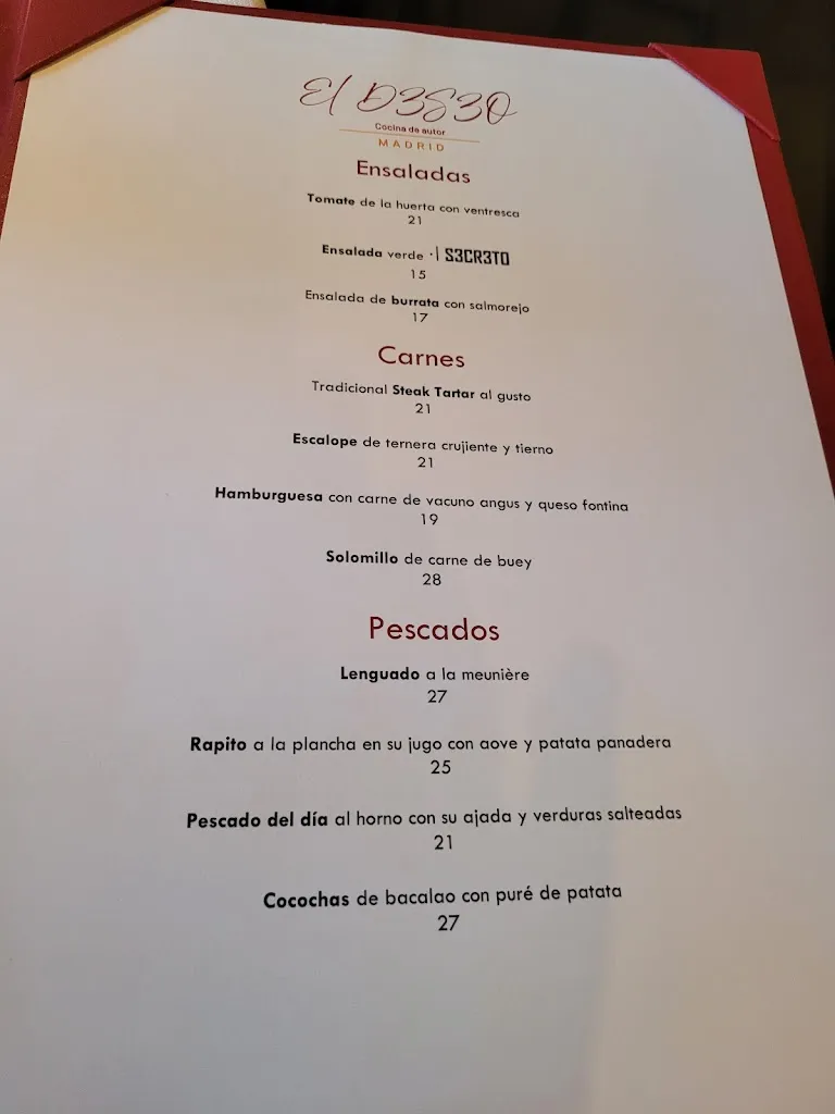 Menu_El D3S3O Madrid_Ares_image_4