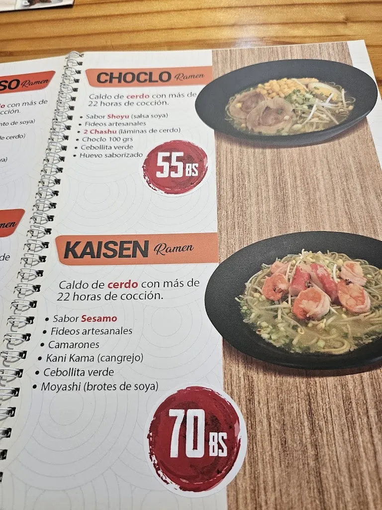 Menu_MISO Restoramen av. Velarde._Santa Cruz de la Sierra_image_2