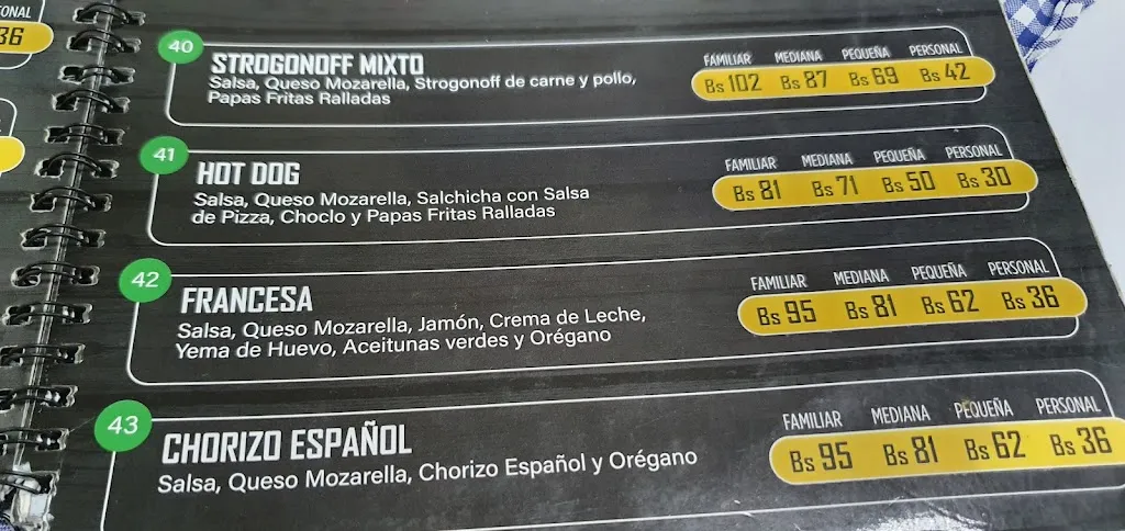 Menu_NetPizza Tahuichi_Santa Cruz de la Sierra_image_2