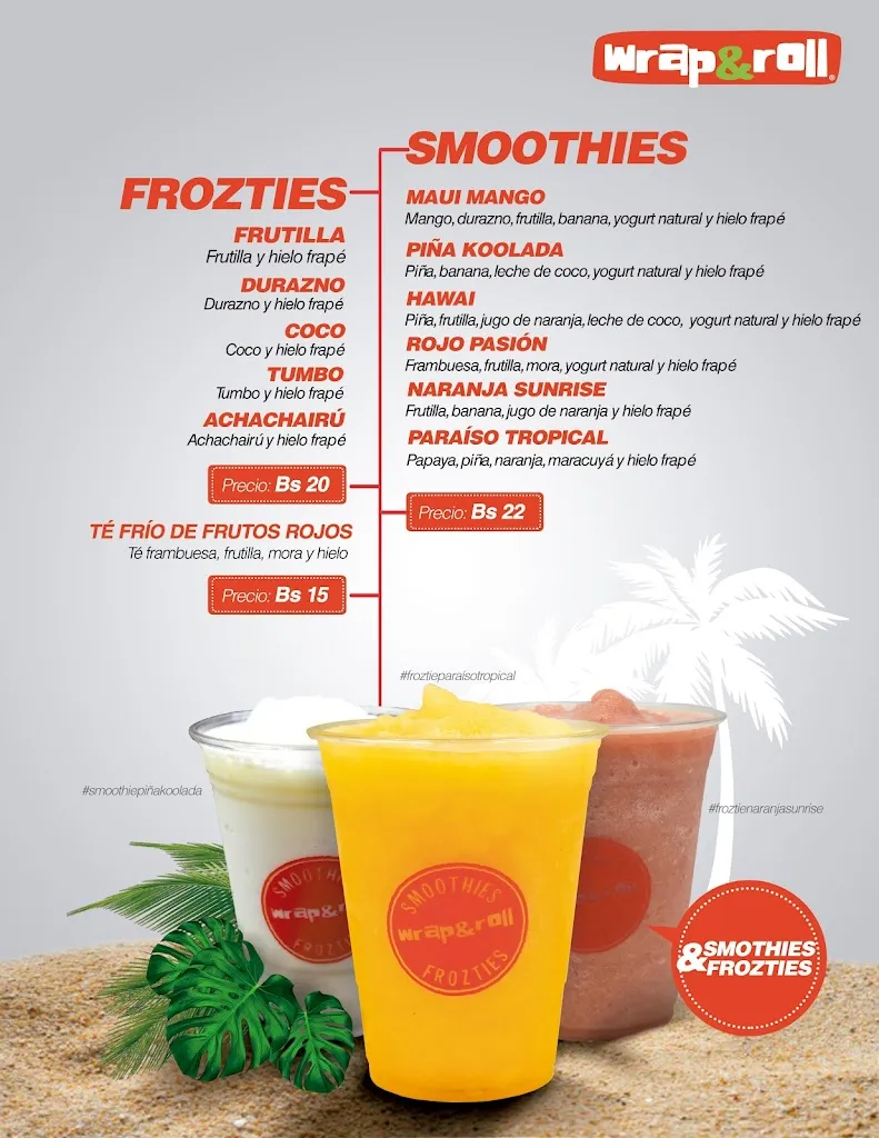 Menu_Wrap&Roll Las Palmas, Santa Cruz_Santa Cruz de la Sierra_image_3