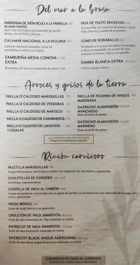 Menu_Restaurante Las Mariquillas Albacete_Albacete_image_4