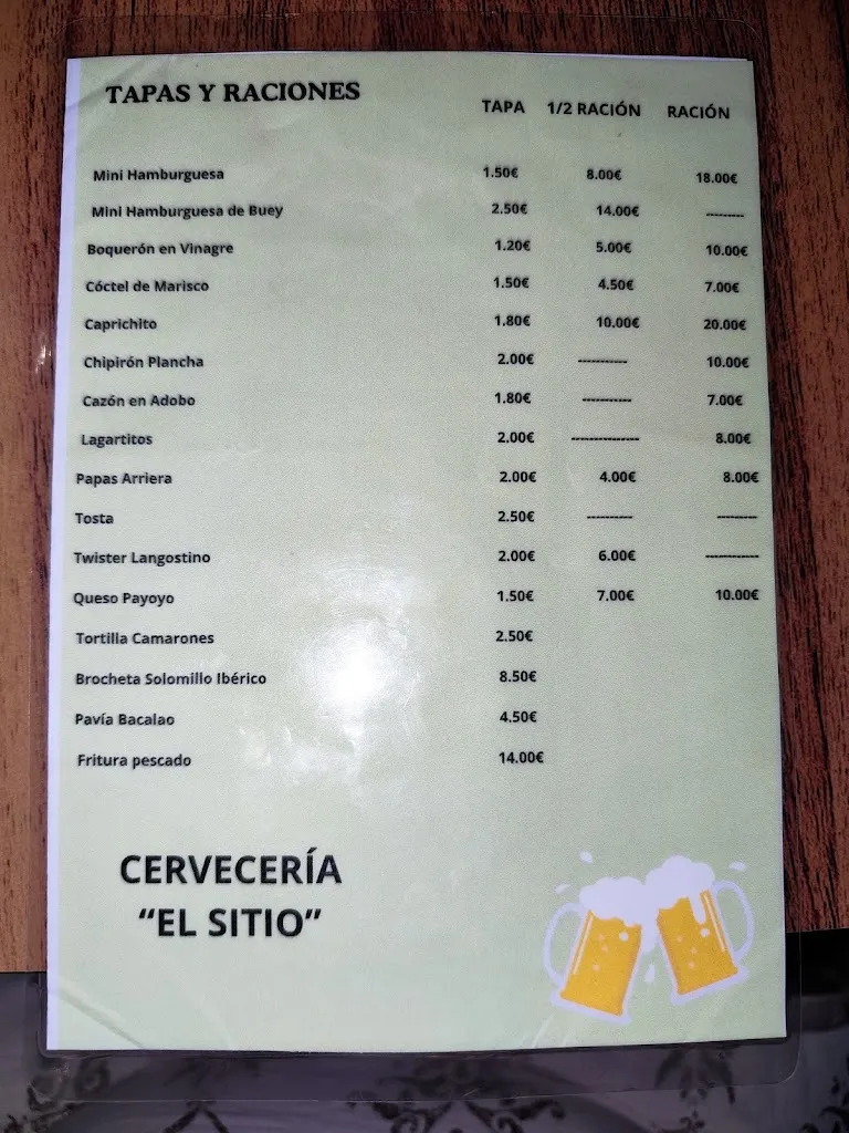 Menu_Restaurante El Sitio_Alcalá del Valle_image_2