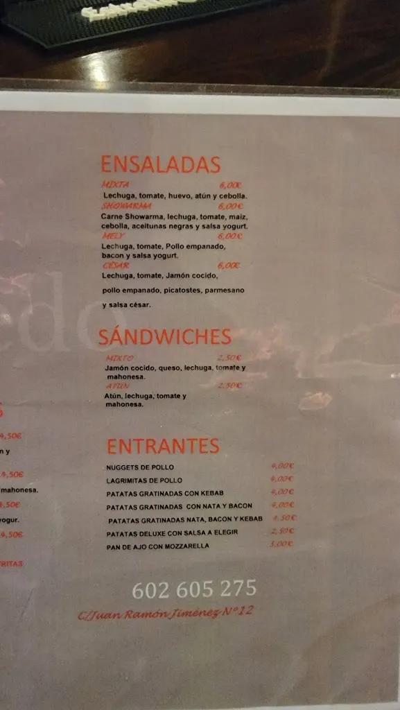 Menu_Pizzeria Pub Quevedo_Alcalá del Valle_image_4