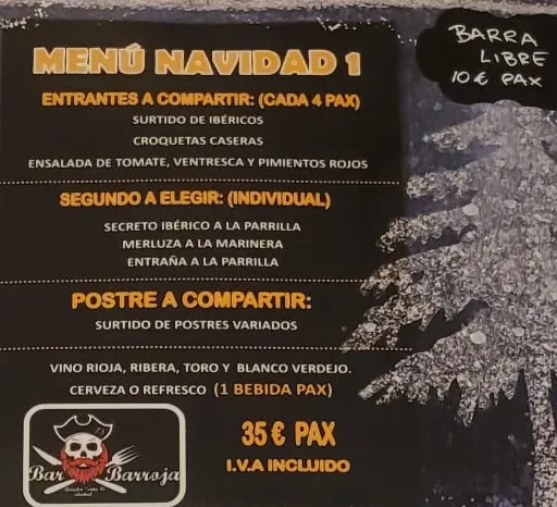 Menu_BAR BARROJA_Zorita_image_1